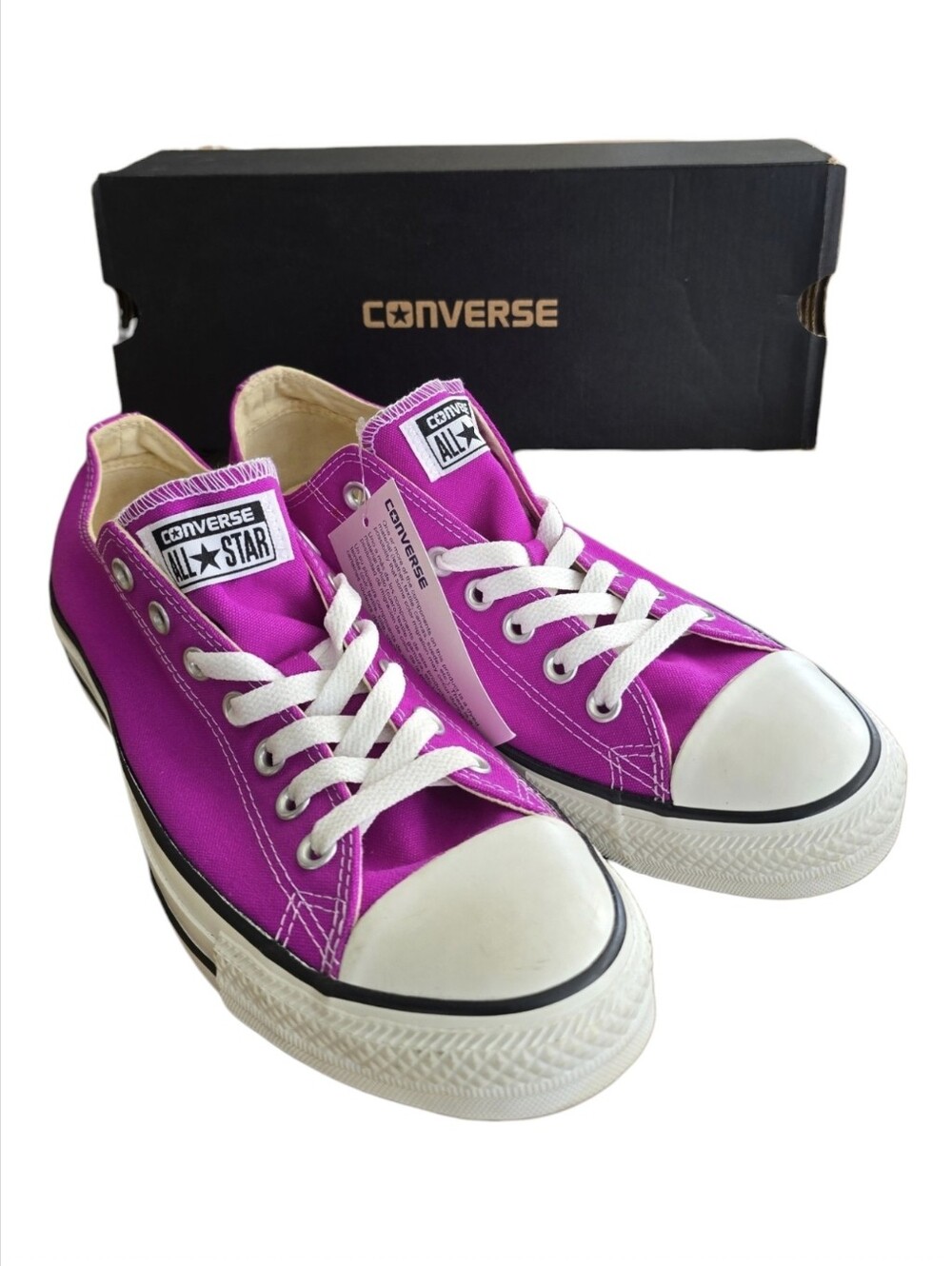 Converse Unisex Purple Low-Top Sneakers - Picture 2 of 5